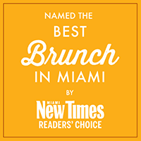 Miami New Times Readers' Choice - Best Brunch in Miami badge