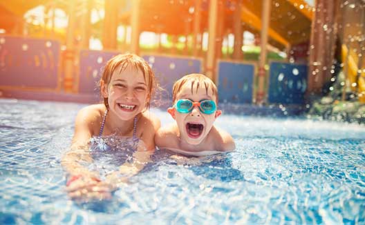 kids in pool