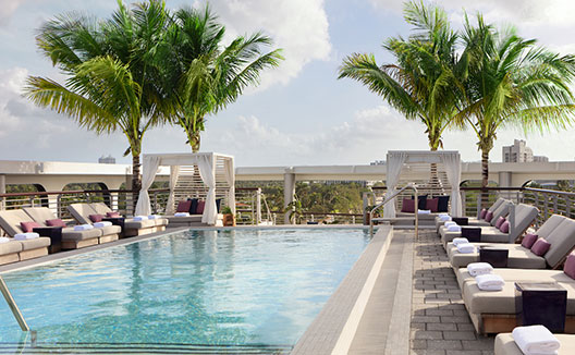 Rooftop Pool at Kimpton Hotel Palomar South Beach